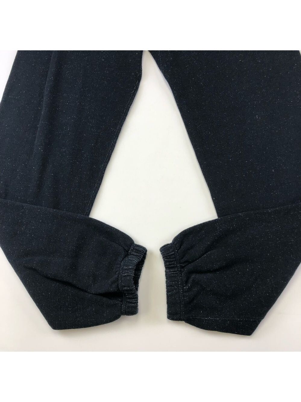 Roots black peppered genderless jogger sweatpants XXS - Picture 2 of 10